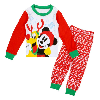 Kids Minnie Pajamas for Boys Girls Home Wear Kids Casual Sleepwear Long Sleeve Pajamas Bottoms Suit Christmas Gifts