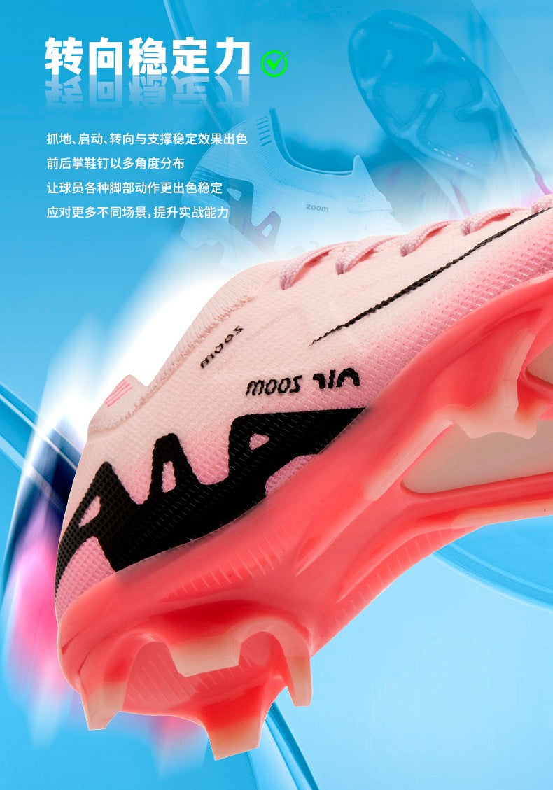 Men Football Shoes Cleats Outdoor Grass Society Training Match Football Field Boots Resistant Studded Soccer Shoes Sport Wear