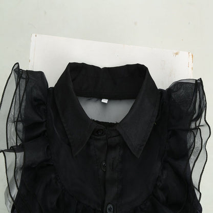Girls Princess Dress Child Birthday Party Layered Disguise Kids Cosplay Halloween Fantasy Dark Gothic Dancing Costume 4-12Years