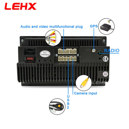 LEHX Universal 7inch 2Din Car Radio Android 15 Car Multimedia Carplay Autoradio Stereo For toyota Nissan Jeep Hyundai Kia VW