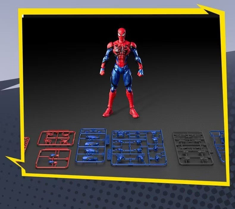 BLOKEES Classe Campeã Homem-Aranha Venom Kit Modelo Boneco de Ação Montável BLOKEES Boneco de Brinquedo Modelo Homem-Aranha Venom