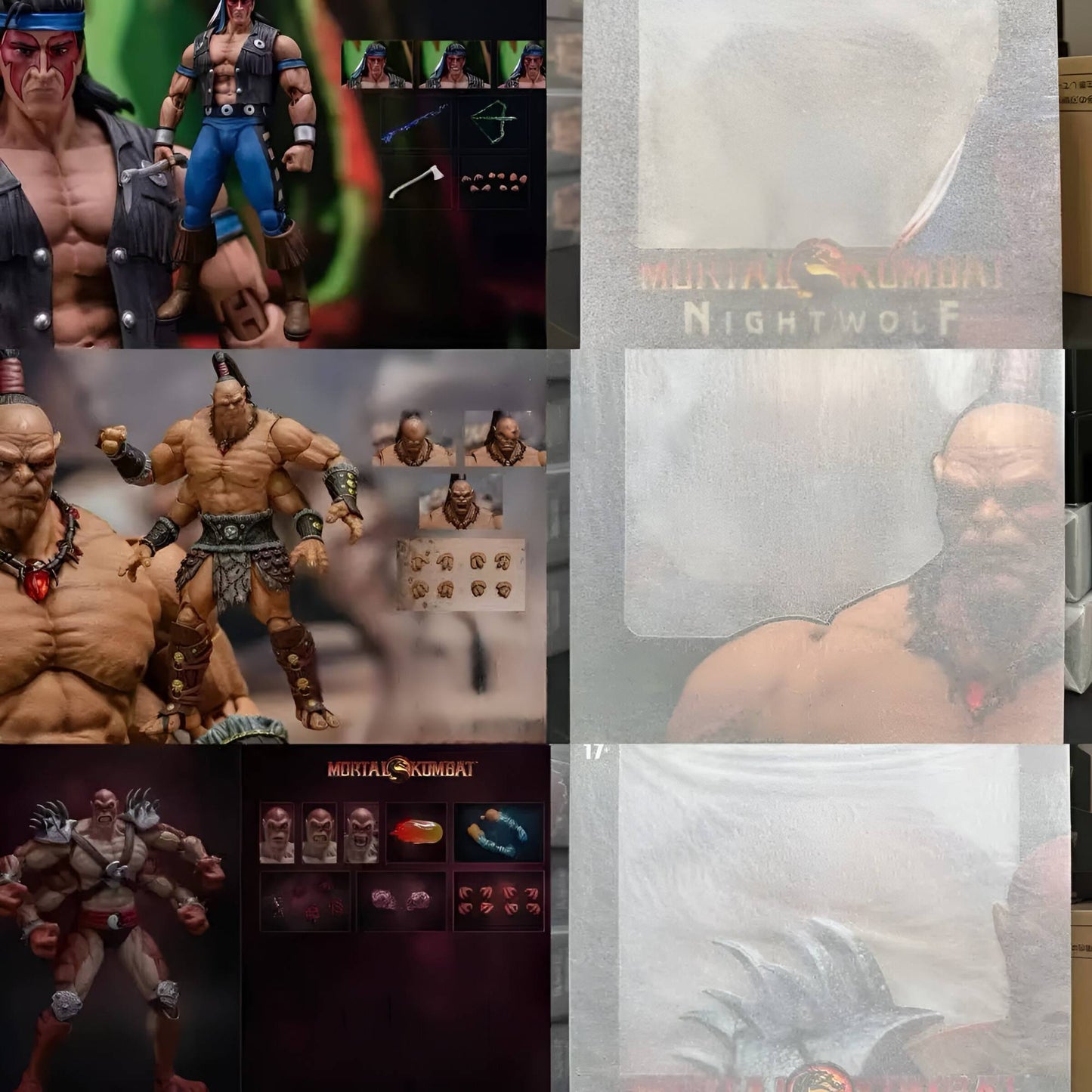 Em estoque Storm Toys 1/12 Mortal Kombat GORO Yero Kintaro Action Figure Modelo Brinquedo Coleção de Presentes