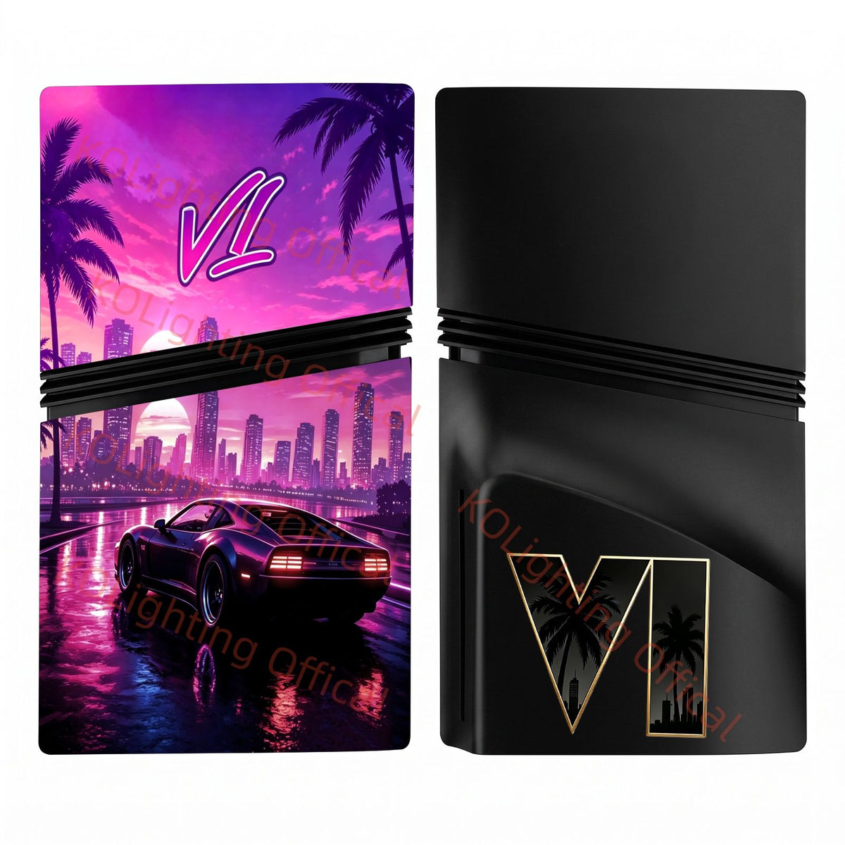Cover Plates for PS5 Fat Disc Edition Model GT Replacement Side Panels for PS5 Pro Custom Console A Faceplates for PS5 Slim
