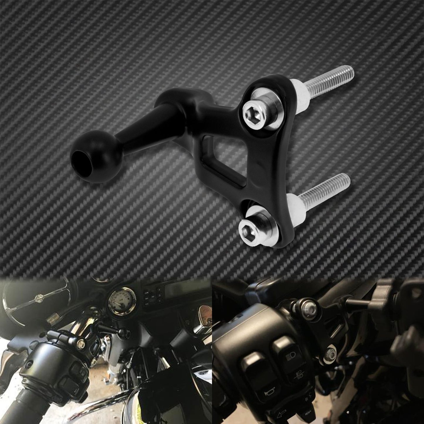 Suporte Universal para Celular para Guidão Suporte de Dispositivo Celular para Harley Touring Sportster Dyna Softail V-Rod
