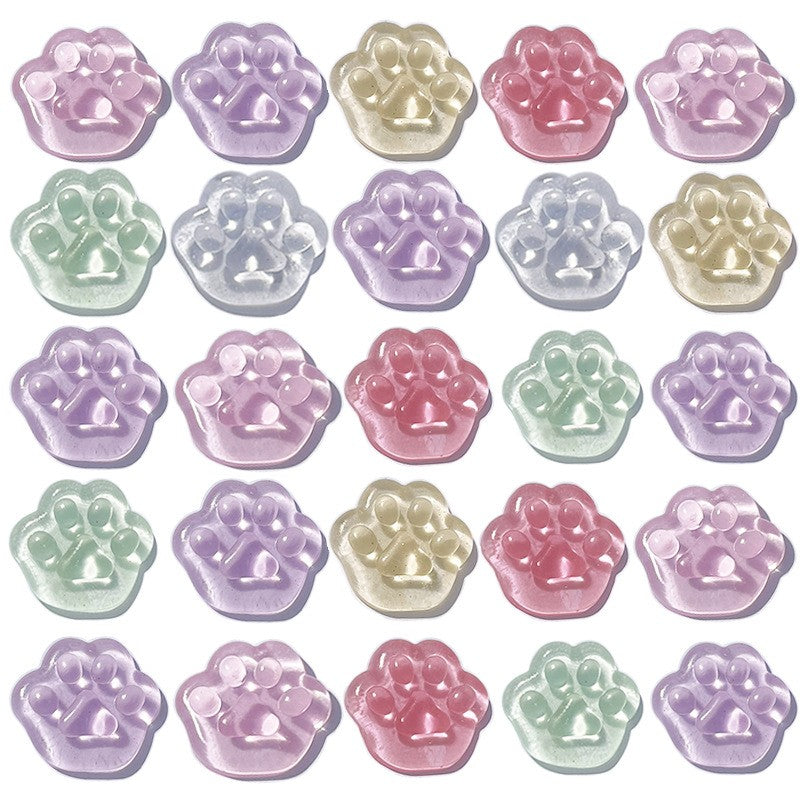 10/30/50Pcs Kawaii Cat Paws Sticky New And Unique Stress Relieving Toys Kids Birthday Party Favors Pinata Filler Cat Paws Sticky