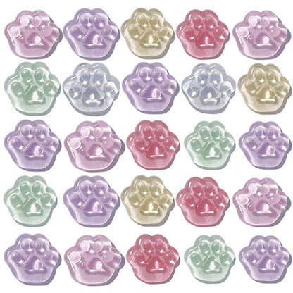 10/30/50Pcs Kawaii Cat Paws Sticky New And Unique Stress Relieving Toys Kids Birthday Party Favors Pinata Filler Cat Paws Sticky