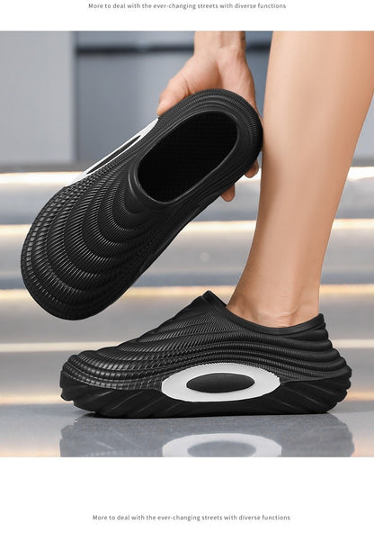 Baotou Slippers for Men 2025 New Model Non-Slip Anti-Odor Sports Outdoor Waterproof Sandals Kitchen Work Shoes