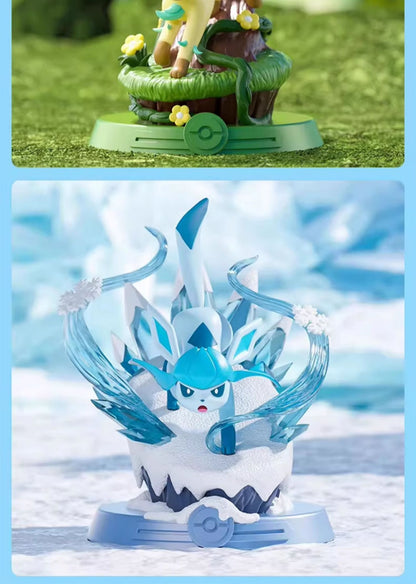 9 Figuras de Pokémon Eeveelution Espeon Sylveon Glaceon Leafeon Vaporeon Umbreon Flareon Anime Figure Pocket Monster Brinquedo