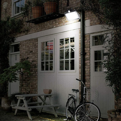 160LED Solar Powered Wall Light Waterproof Outdoor Motion Sensor Lighting Park Courtyard Fence Street Garden Decoration Lamp