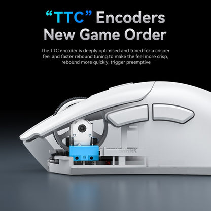 Attack Shark R1 1000Hz Bluetooth Mouse,18000dpi,PAW3311,Tri-mode Connection, Macro Gaming Mouse