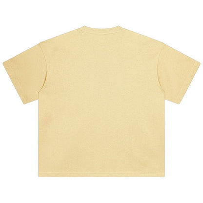 100 Heavy Weight Cotton T shirt For Men Women,Short Sleeve Plain Tops,Solid Oversized Tee Shirts,Quality Clothing 6.8oz 230gsm
