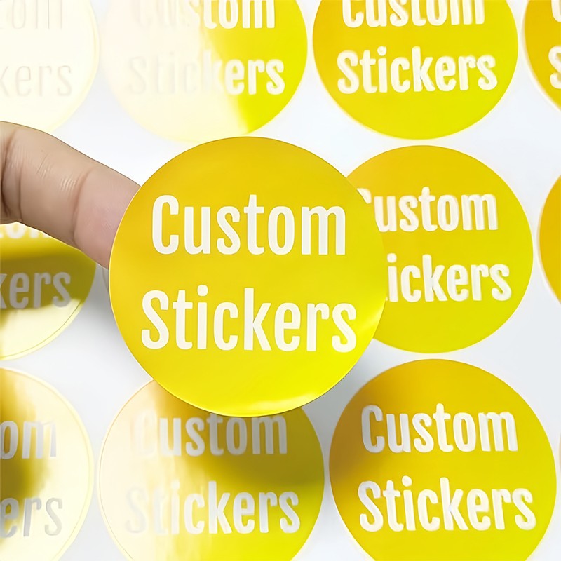Custom Design Stickers for Personalized Gifts & Events - Upload Your Logo/Photo to Create Unique Labels for Wedding Decor
