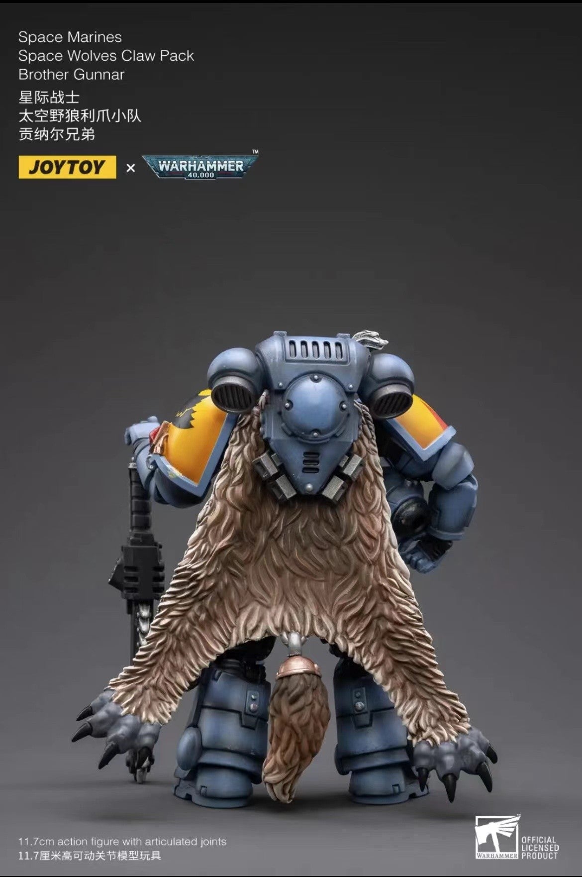 1/18 JOYTOY Action Figure 40K The Horus Heresy Space Wolves Figures And Mechas Logan Ghostwolf Anime Model Toy