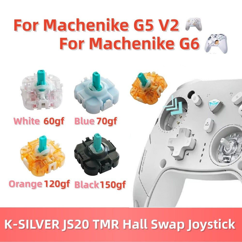 2pcs TMR for Machenike Mechanic Hall Swap Joystick JS20 Multiple Tactile Options Compatible G6pro G5pro V2 Game Controller Jh20