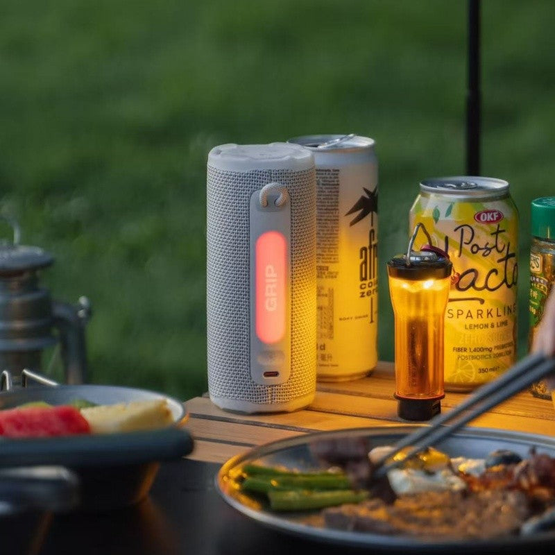 JBL GRIP Neon Can Caixa de Som Bluetooth Sem Fio Portátil Impermeável para Exterior Casa Mesa Ciclismo Caminhada Corrida Alto-Falante de Graves