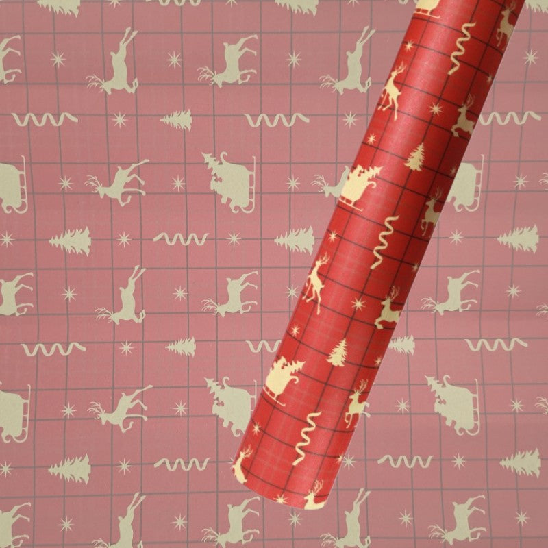 Fold Retro Kraft Gift Wrapping Paper Worldmap Christmas Gift Paper Newspaper Craft Valentine's Day Birthday Gift RegularPaper