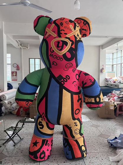 Inflatable Cartoon Doll Costume, Wearable Walking Mascot For Adults