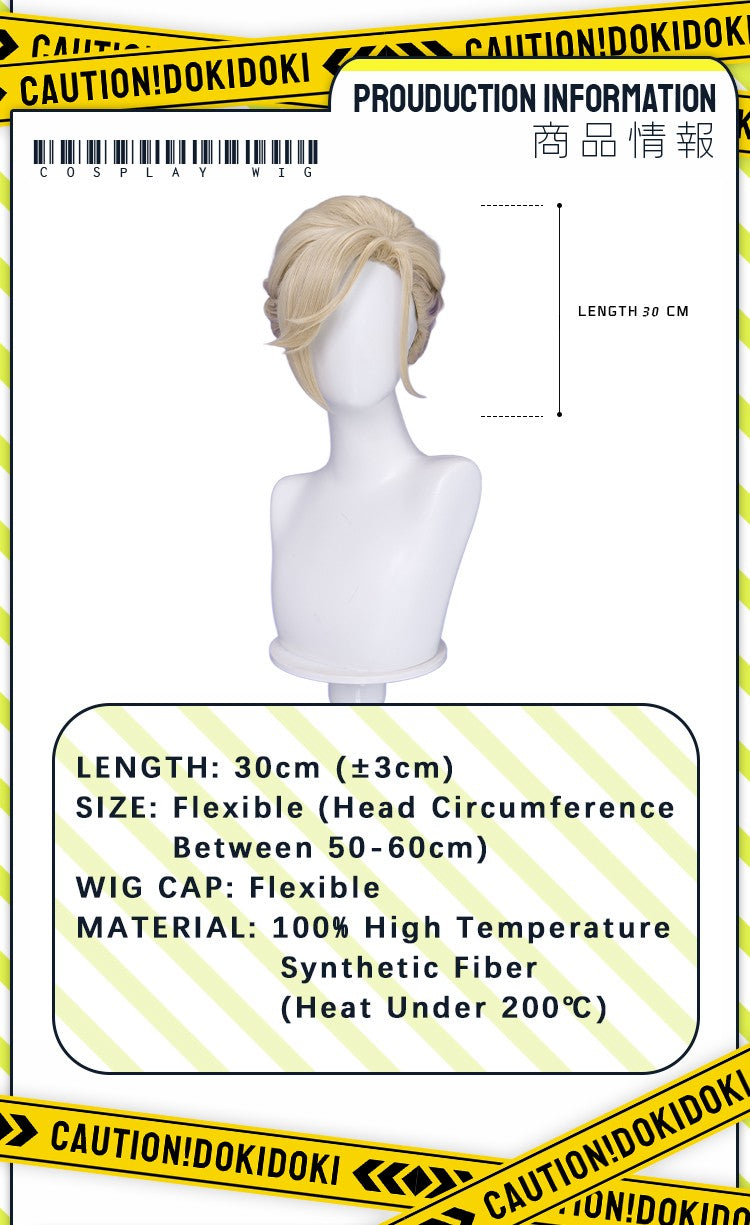 ?Ready for Ship?Idia Malleus Leona Vil Crowley Wig Game Cosplay DokiDoki Men 120cm Long Hair Fiber Idia Halloween  Free Wig Cap