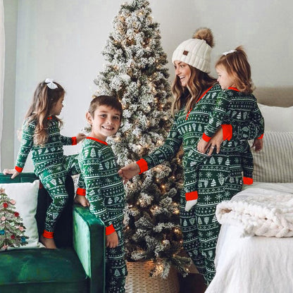 2025 Family Christmas Matching Pajamas Clothes Set Adult Kid Pyjama Homewear Dad Mom Children's Baby Christmas Nightwear Outfit