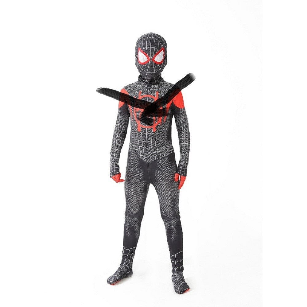Spider-Gwen Official Adult Zentai Halloween Costume - Hooded Spandex Jumpsuit with Pull On Spandex Mask