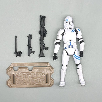 Lote de 3 Bonecos Soltos Star Wars Elite Force 501st 442nd Shadow Utapau Gree Shock Battalion Trooper 3.75" Coleção