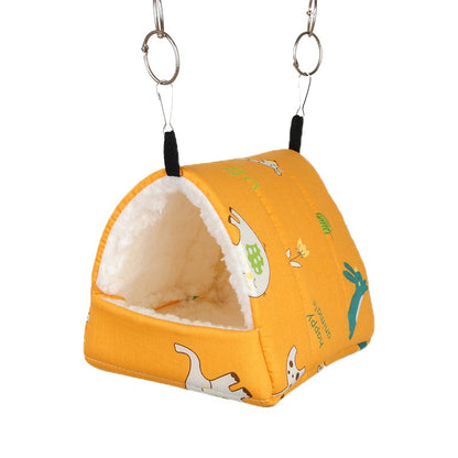 Rede para Hamster, Hamster Urso Dourado, Petauro-do-Açúcar, Papagaio, Ninho Grosso para Pássaros Pequenos, Saco de Dormir Quente de Inverno, Esquilo