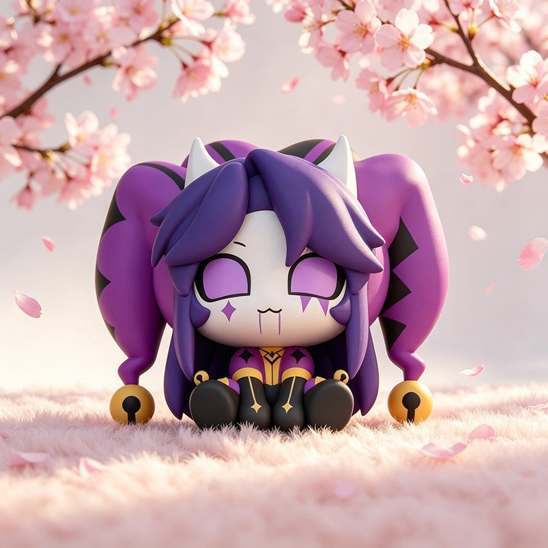 7CM Anime ?The Freak Circus Jester PVC Figures Model Figurine Sitting Position Model Desk Display Standing Ornament Fans Gift