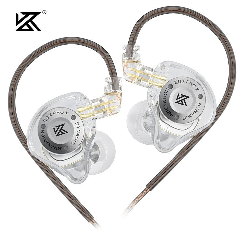 KZ EDX PRO X Metal Earphones Dynamic HiFi Deep Bass Sound Earbud Sport Music Noise Cancelling Headset