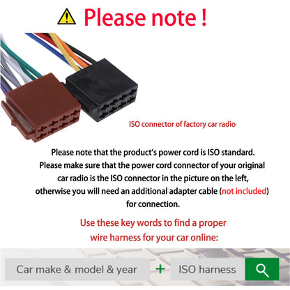 ESSGOO 1Din IPS 6.86 Inch Wireless Carplay Android Auto Car Radio Multimedia Video MP5 Player Touch Screen Universal Stere