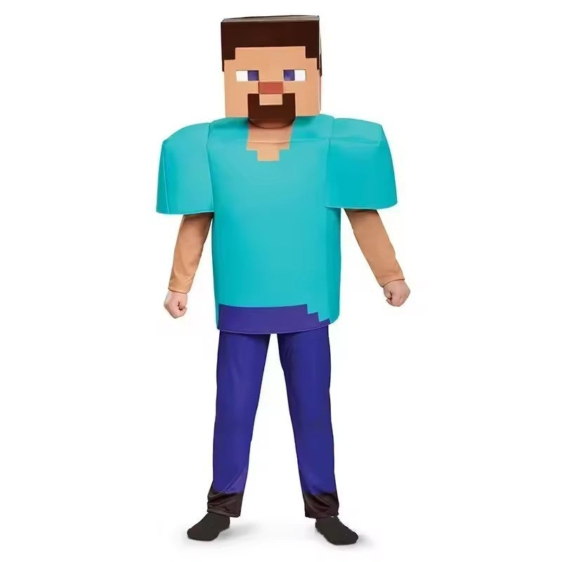 Game My World Role Play Holiday Party Pixel Costume Toy Mc Boys Girls Set Diamond  Christmas Gift Stage Costume