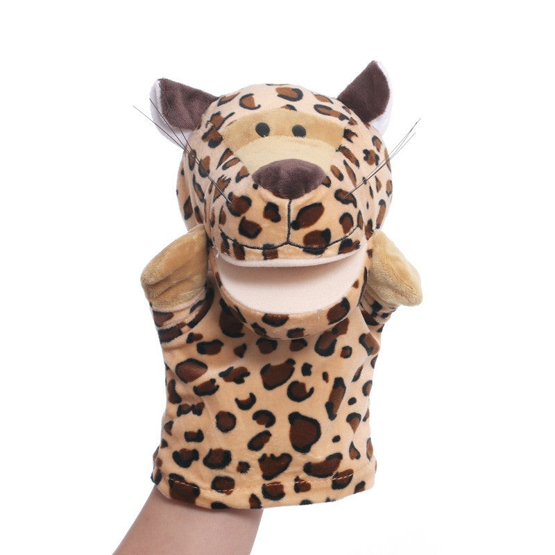Animal Hand Finger Puppet Plushed Doll Educational Baby Toys Fox Bear Shark Simulator Soft Stuffed Toys Anime Doll Game For Girl