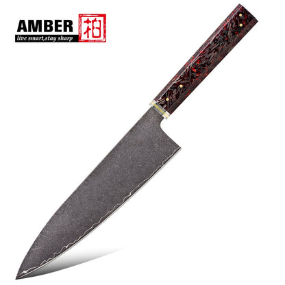 Conjunto de Facas de Cozinha 1-6PC Damasco 3 camadas de revestimento Facas de aço Acessórios de Cozinha Facas Profissionais de Chef Ferramentas de Culinária