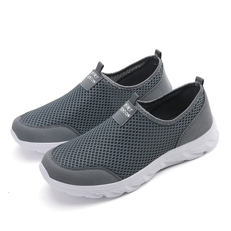 Tênis Casual Masculino Leve 2023 Respirável Slip-on Antiderrapante para Caminhada ao Ar Livre Tamanho 39-47