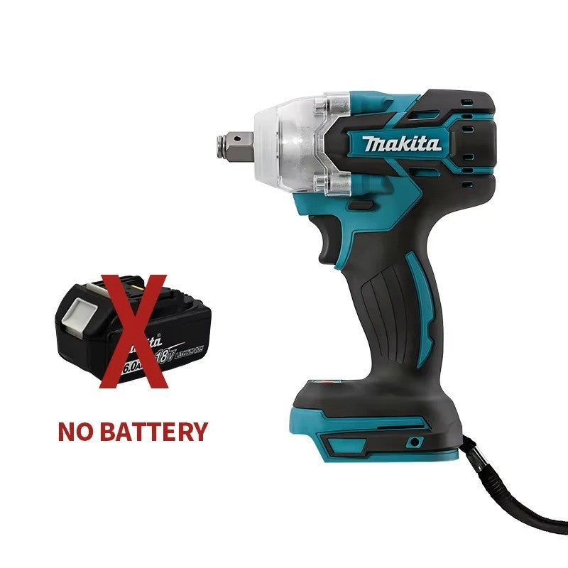 Ferramenta Chave de Impacto Makita 18V DTW285, Chave Elétrica Sem Fio Brushless de Alto Torque Recarregável para Bateria Makita 18V