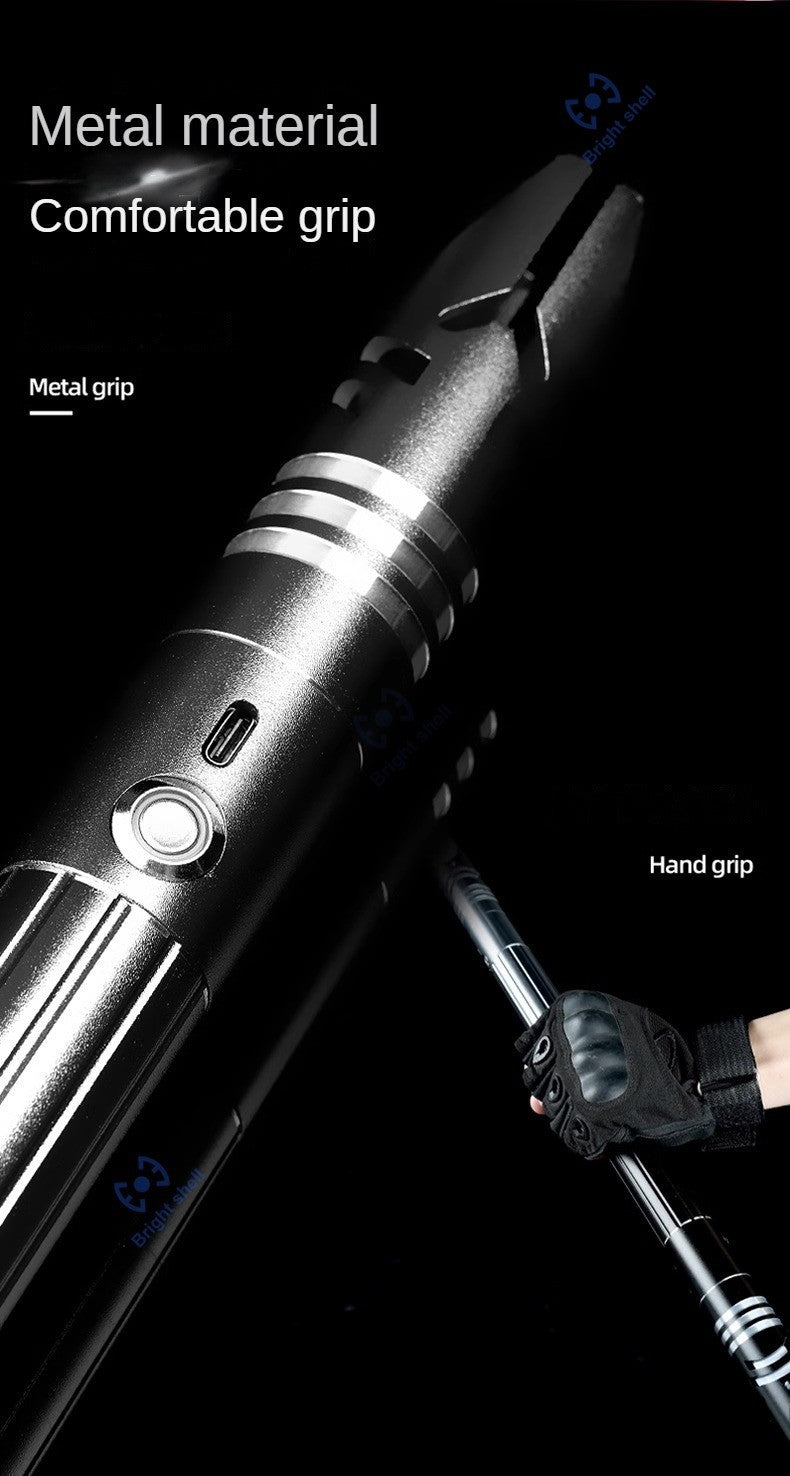 Metal Lightsaber Sword Toys RGB Light Saber 15Color Change Kids Soundfonts Force FX FOC Blaster Toys Jedi Sword Gift