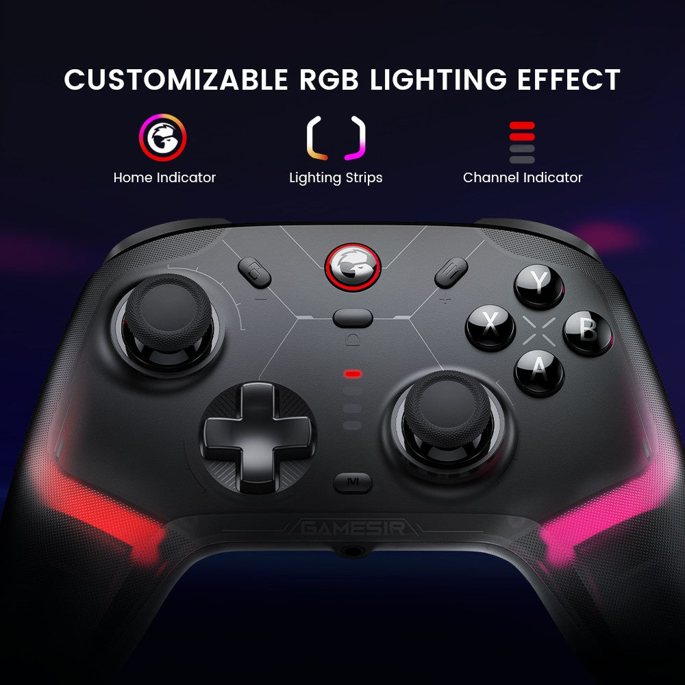 Gamesir Cyclone 2 Wireless Controller with  Hall effect Controller for PC Steam Switch ios Andrioid Optional base