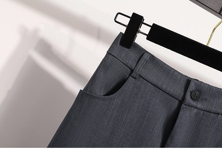 Suit Half-body Skirt Women's Large Size Autumn New Fashion Elegant Commuting Medium-length Package Hip Skirts Loose A-line Skirt