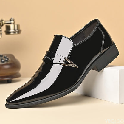 2026 Large Size Fashionable Men's Office Formal Shoes Low Cut Daily Comfortable Pointed Multifunctional Men's Wedding Shoes