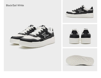 Xtep Skateboarding Shoes For Women 2024 Summer Comfortable Skate Shoes Breathable Outdoor Trekking Support Sneakers 876318310030