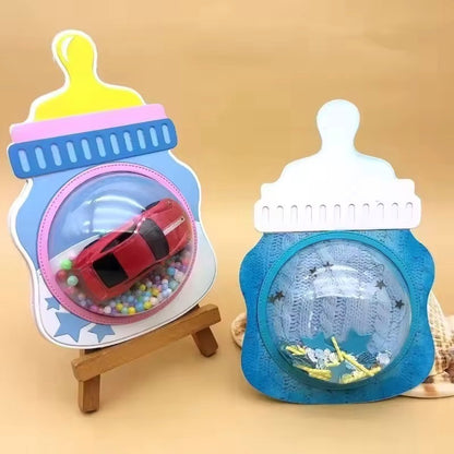 10/20/50/100PCS Plastic Transparent Hemisphere Cover DIY Candy Dome Set Christmas Halloween Party Toys Gift Packaging Cover