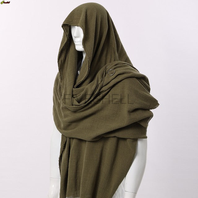Unisex Halloween Ghost Dementors Cosplay Costume Gothic Horror Zombie Tattered Hooded Capes Day Of The Dead Party Props Cloaks