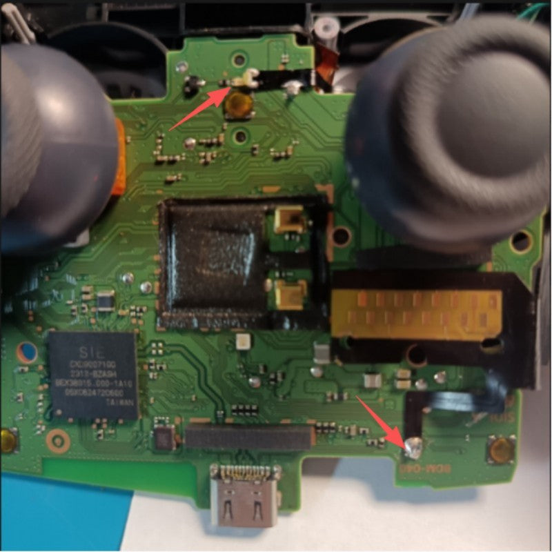 GearZ Back Paddles Programmable Remap Kit for PS5 Controller BDM-030/040/050, Upgrade Board Back Shell Back Button