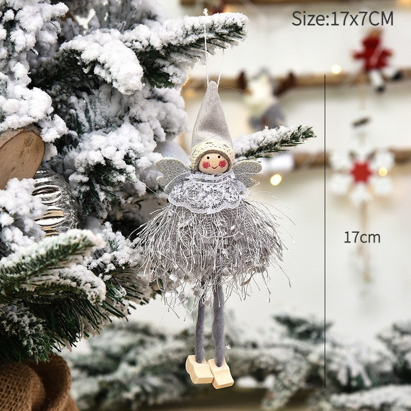 New Year 2024 Christmas Angel Dolls Xmas Tree Pendant Ornaments Navidad 2022 Christmas Decoration for Home Natal Gifts Noel Deco