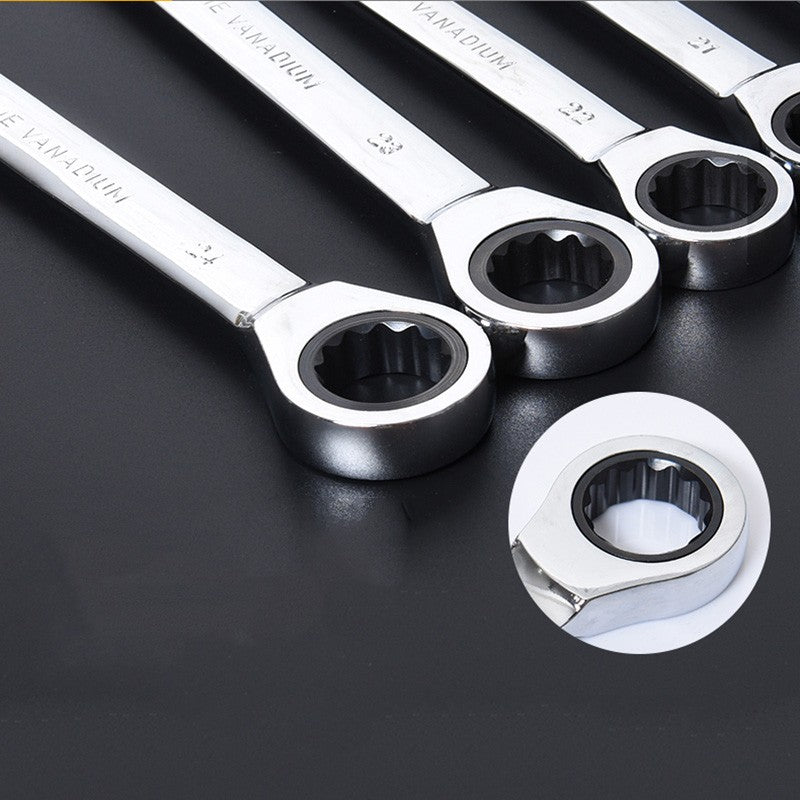 Ratchet Combination Metric Wrench Set Hand Tools Torque Gear Socket Nut Tools A Set of Key