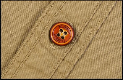 Men Summer Short Sleeved Shirts Multi Pockets Military Tooling Shirts New Male Cotton Outdoor Casual Shirts Size 5XL
