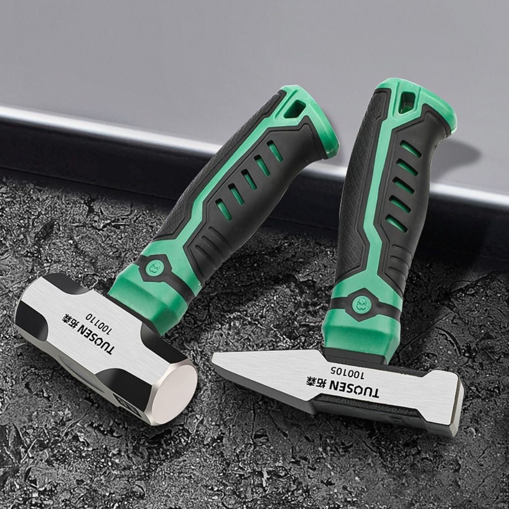 Martelo multifuncional de aço carbono novo para trabalhos com hardware, uso doméstico, martelo de unha, antiderrapante, à prova de choque, martelo de ajustador