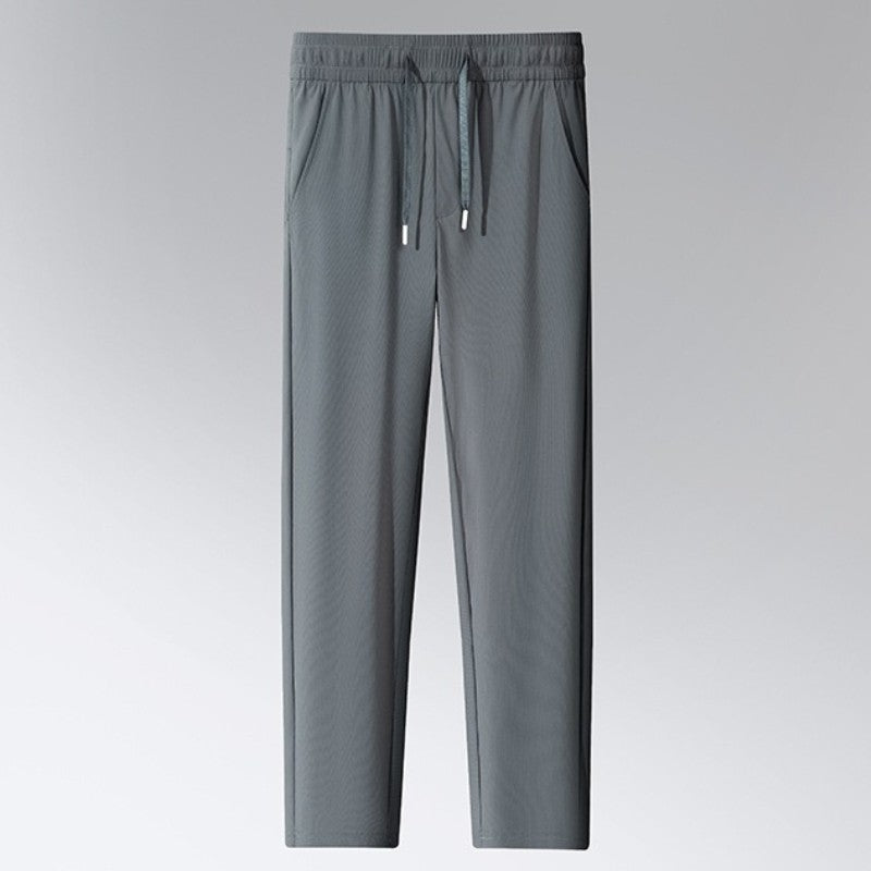 Thin Straight Stretch Casual Man Trousers M-4XL Spring and Autumn New Men's Pants Loose Pants Haren Pants Japanese Casual Pants