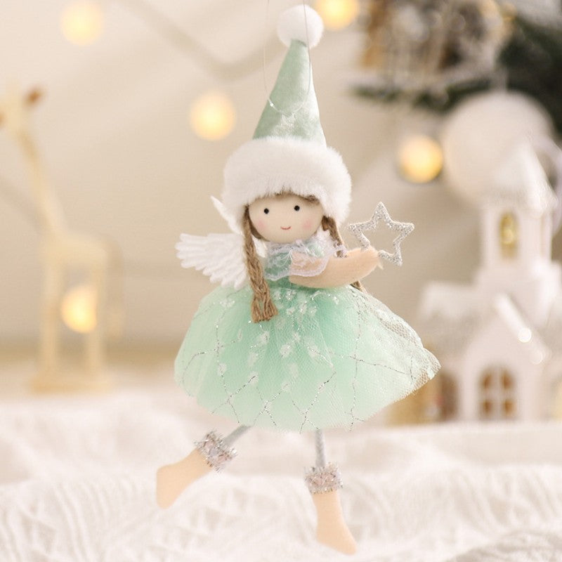 New Year 2024 Christmas Angel Dolls Xmas Tree Pendant Ornaments Navidad 2022 Christmas Decoration for Home Natal Gifts Noel Deco