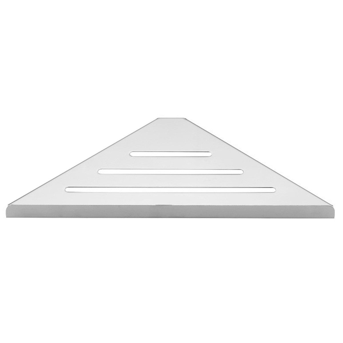 Prateleira de Banheiro de Canto para Chuveiro Sem Furos Prateleira de Canto de Aço Inoxidável 304 Organizador de Armazenamento Resistente Oco para Shampoo