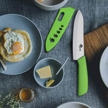 Conjunto de Facas de Cerâmica para Cozinha Profissional Faca de Cerâmica 3 4 5 6 Polegadas Faca de Descascar Frutas à Prova de Ferrugem para Fatiar Cortar Legumes